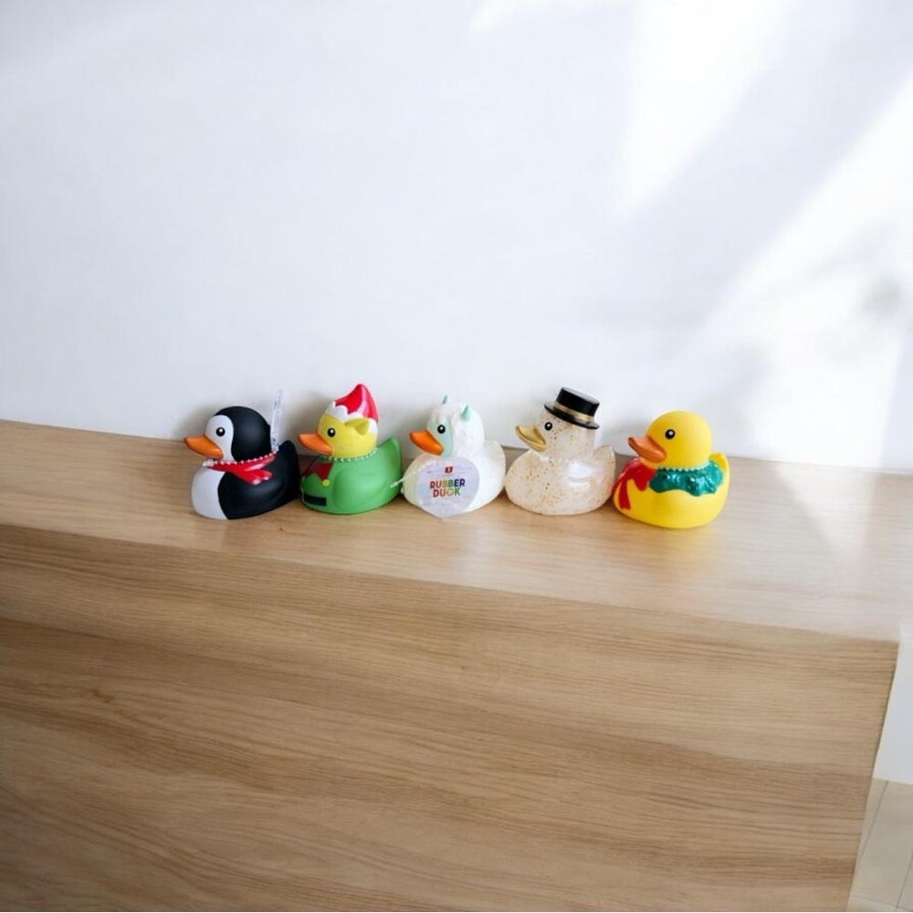 Target Bullseye Playground Christmas Ducks Set of 5 - Picture 2 of 7